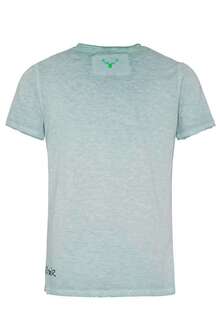 Herren Trachten-T-Shirt 'ois easy' trkis