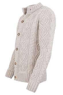 Herren Trachtenstrickjacke beige