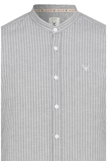 Herren Trachtenhemd Slim-Fit mit Streifen grn