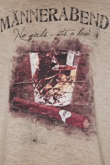 Herren T-Shirt 'Mnnerabend' Bavaria beige