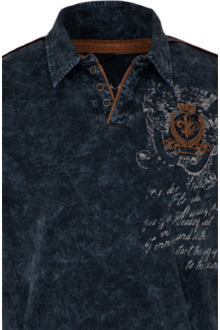 Herren T-Shirt 'Berggwand' dunkelblau