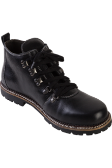 Herren Trachten-Schnrstiefel schwarz