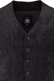 Herren Cordweste Stretch dunkelblau