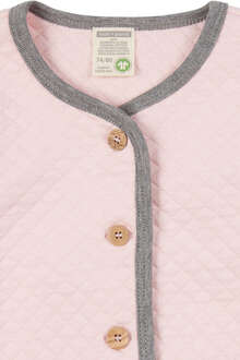 Jacke Rautenmuster Baby und Kleinkind rosa