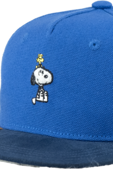 Kinder Cap mit Stickerei 'Peanuts Snoopy & Woodstock' dunkelblau