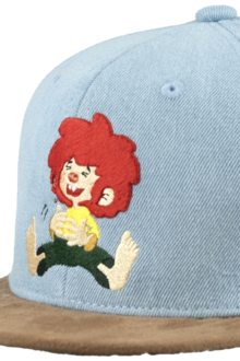 Kinder Cap 'Pumuckl V2' aus Denim denim
