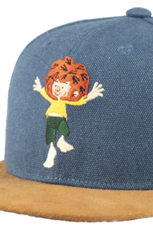 Kinder Cap 'Pumuckl tanzt' in Jeansoptik dunkelblau