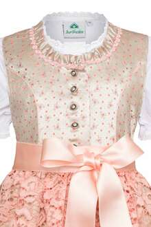 Baby Mdchen Dirndl geblmt mit Bluse Rosa