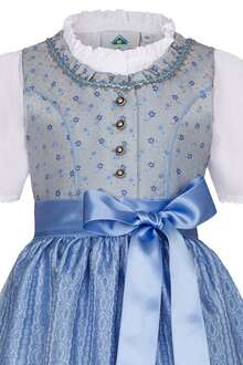 Kinderdirndl mit Bluse hellblau