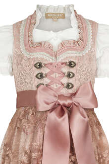 Baby Mdchendirndl hellgrau rosa