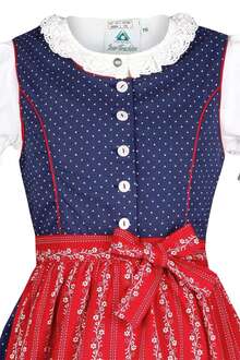 Kinderdirndl mit Bluse marine