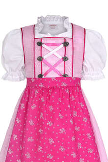 Kinderdirndl rosa pink mit Bluse