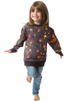 Kinder Sweater 'Pumuckl malt' dunkelblau