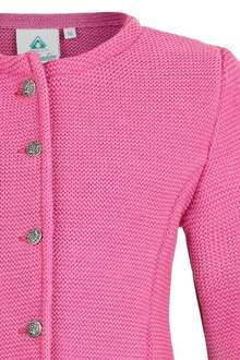 Mädchen Trachten-Strickjacke Dirndljacke pink
