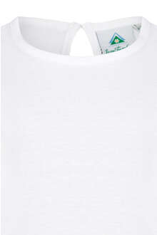 Mdchen Trachten T-Shirt Spitzenrmel weiss
