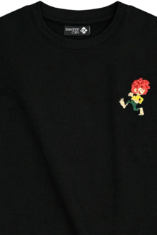 Kinder T-Shirt Pumuckl 'Grantig by nature' schwarz
