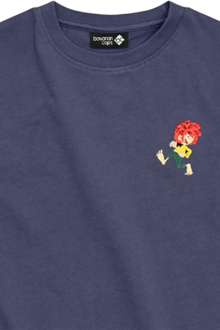 Kinder T-Shirt Pumuckl 'Grantig by nature' graublau