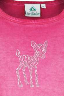 Mädchen T-Shirt mit Strass-Bambi pink