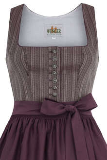 Dirndl midi weinrot