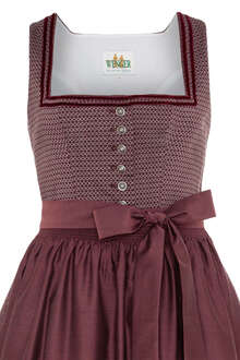 Midi Dirndl weinrot