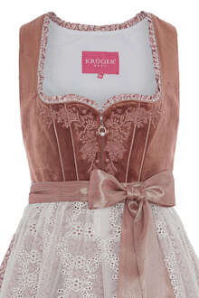 Samt Dirndl altrosa