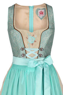 Dirndl mini aqua beige