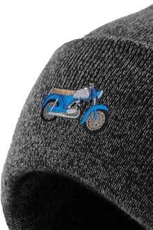 Mütze mit Kult-Moped 'Zündapp'-Stickerei dunkelgrau