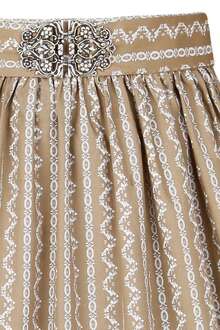 Broschen Dirndlschrze 65cm beige