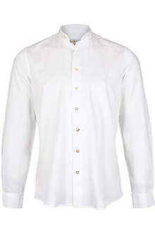 Jupiter Herren Stehbund-Trachtenhemd Slim Fit weiß 901-WEIß,