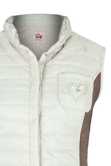 Trachten Steppweste taupe