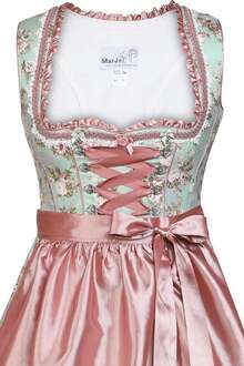 Dirndl kurz Blumen Vintage romantisch ros