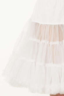 Petticoat Unterrock zum Dirndl weiß 50cm