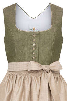 Leinendirndl grn beige