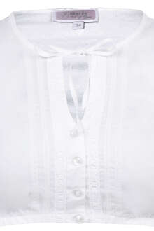 Dirndl Bluse 3/4-Arm weiss