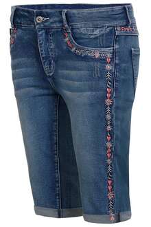 Damen-Jeans Bermuda denim