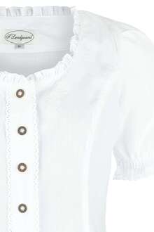 Miederbluse uni wei