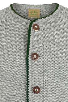 Trachten Strickjacke grau tanne