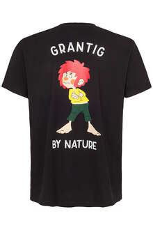 T-Shirt 'GRANTIG BY NATURE' Unisex schwarz