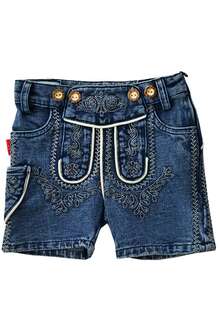 Baby Kinder Trachtenjeans Lederhosenoptik