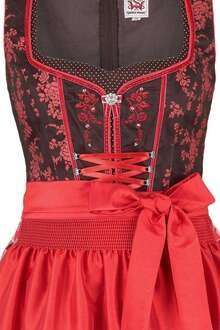 Dirndl mittel braun-rot