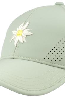 Unisex Cap mit Edelwei-Design fr Outdoor und Sport lindgrn