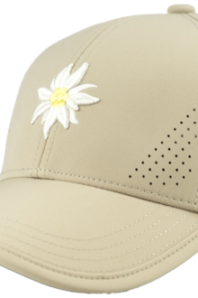 Unisex Cap mit Edelwei-Design fr Outdoor und Sport sand