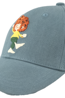 Unisex Cap 'Pumuckl tanzt' curved graublau