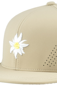 Unisex Cap mit Edelwei-Design und Sportfunktion sand