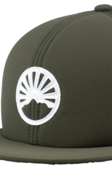 Unisex Cap mit Gipfelstrmer-Design und Quetschfunktion dunkelbraun