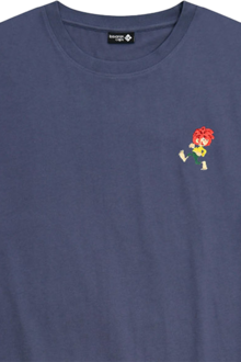 T-Shirt mit Pumuckl 'Grantig by nature' graublau