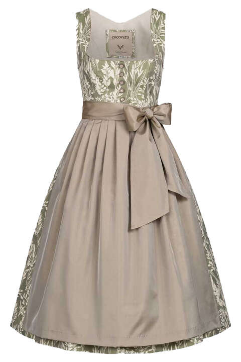 Dirndl mit hrenmuster harvest green