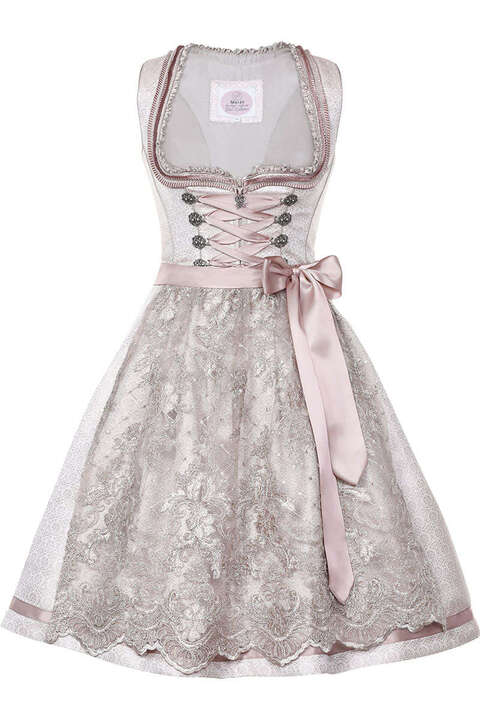 Mini-Dirndl altrosa beige