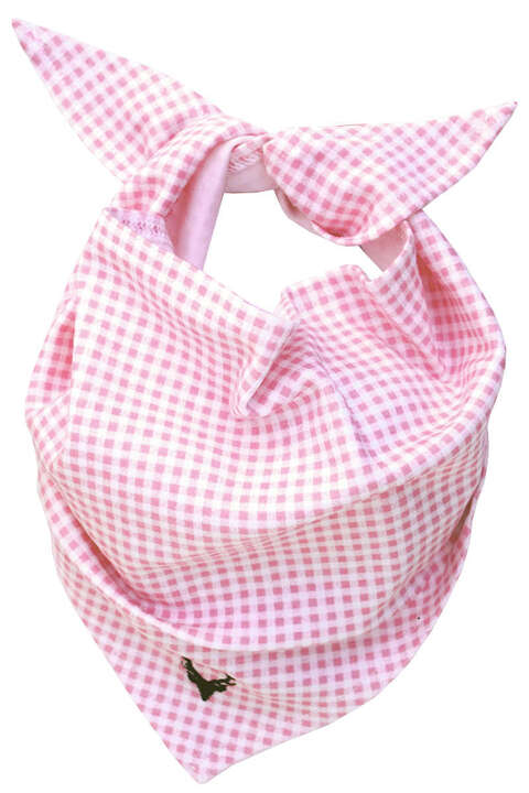 Mädchen Trachtenkopftuch Halstuch rosa