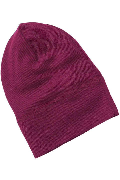 Baby- und Kleinkinder Beanie-Mtze Woll-/Seide-Mischung pink